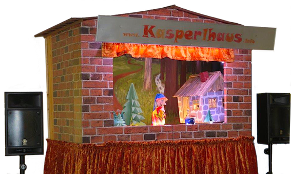 Kasperlhaus-Bühne